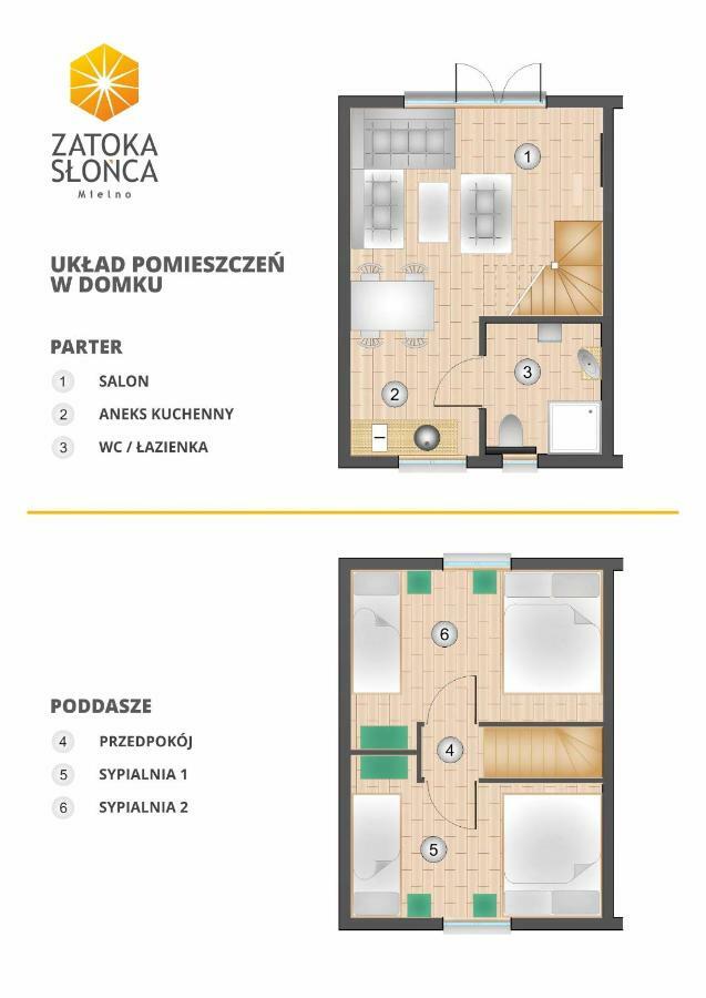Zatoka Slonca - Domki Z Basenem, Wifi I Parking W Cenie! Mielno  Eksteriør billede